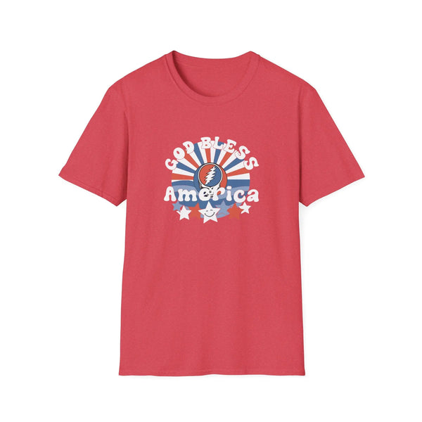 Grateful Dead - 4th of July Stealie T-Shirt - StealieShop